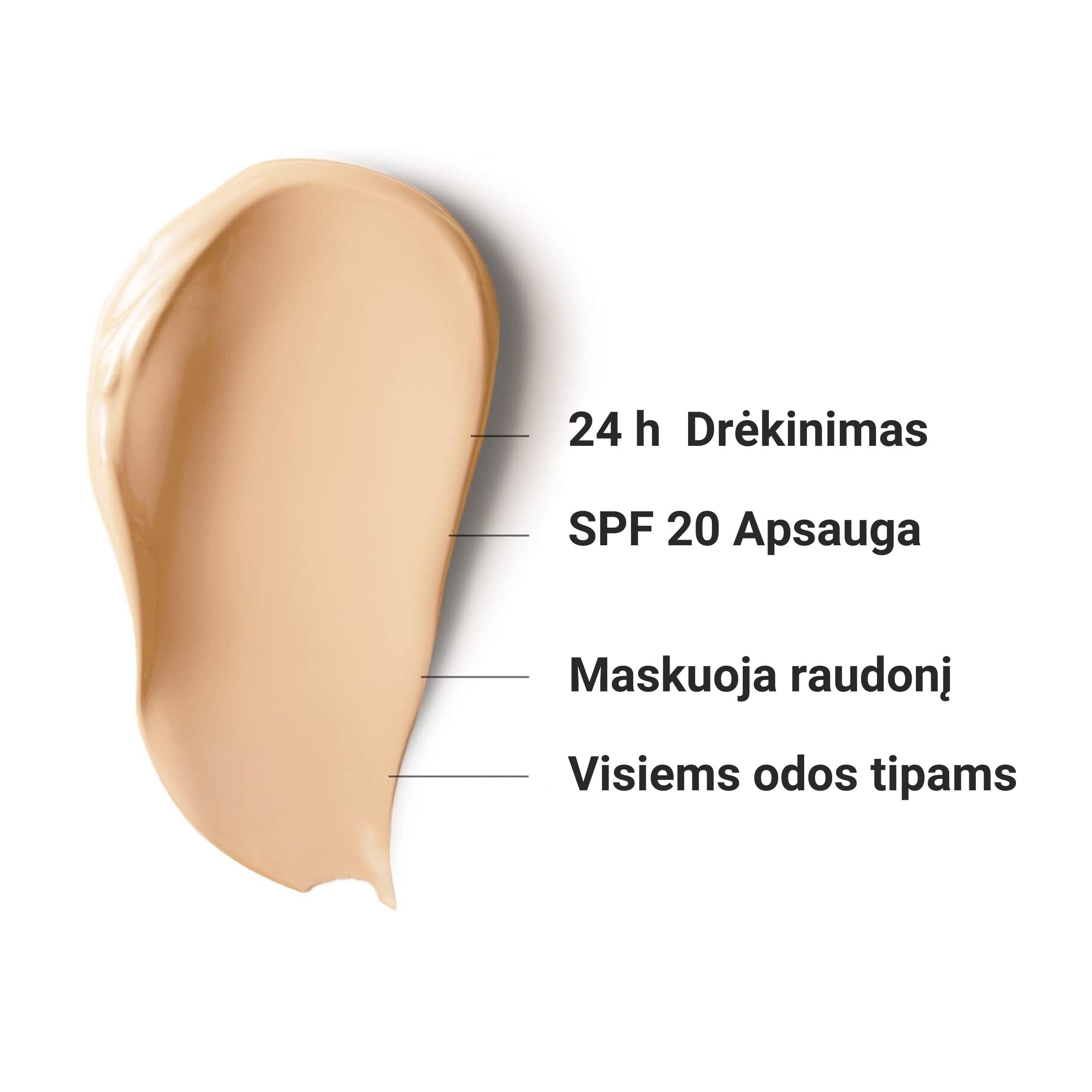 Daugiafunkcinis Minea CC kremas SPF 20 Nepriekaištingai odai, 20 ml